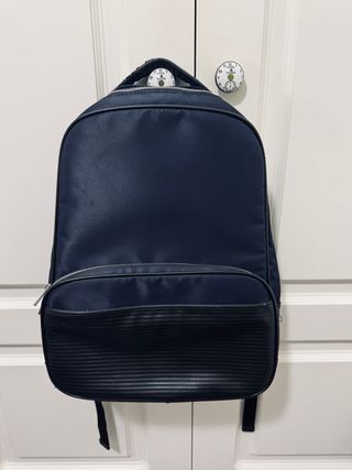 Mochila semicuero de Zara