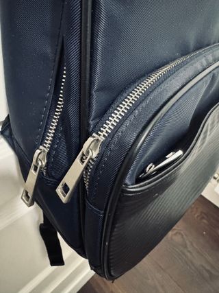 Mochila semicuero de Zara