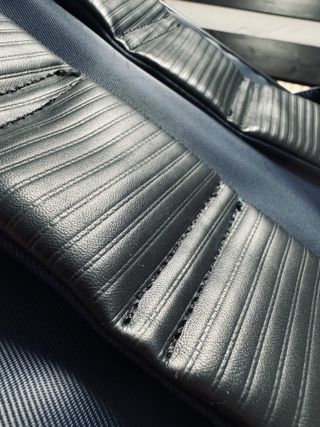 Mochila semicuero de Zara