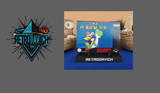 Caja Reemplazo SNES Super Mario World