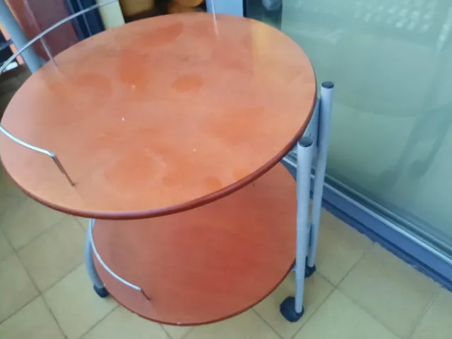 Mesa camarera auxiliar 2 niveles