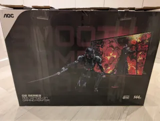 Monitor AOC Q27G2U 27 Negro/Rojo