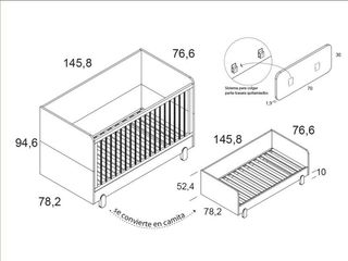 CUNA CONVERTIBLE ELEMENTAL 140