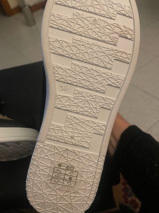 Sneakers Nere e Oro Glitter