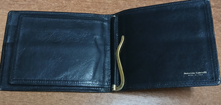 Portafoglio Uomo Pelle Nera Porta Documenti