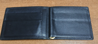 Portafoglio Uomo Pelle Nera Porta Documenti