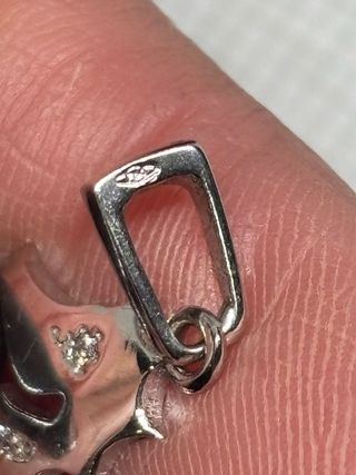 Ciondolo cavalluccio marino oro bianco