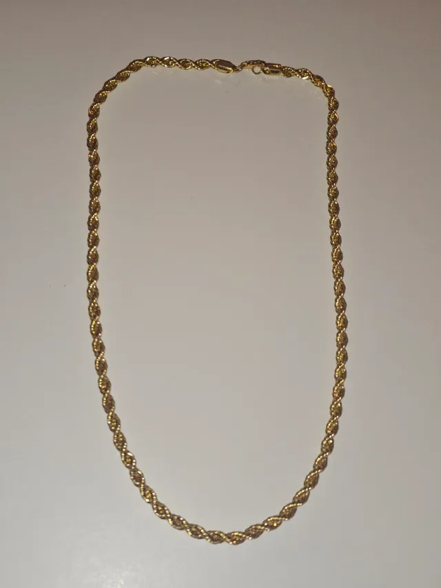 Cadena de acero inoxidable estilo cuerda