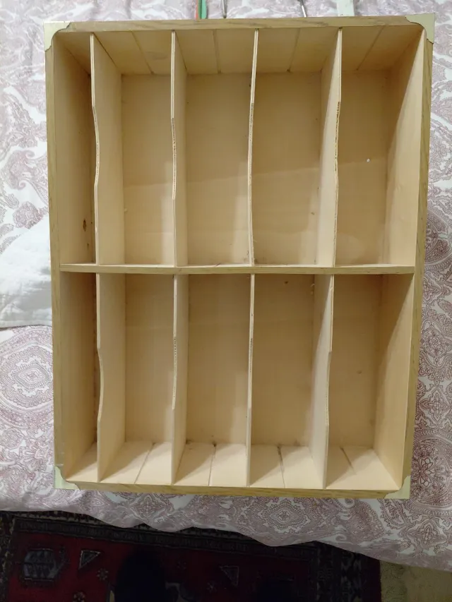 Cajas organizadora de madera con divisiones