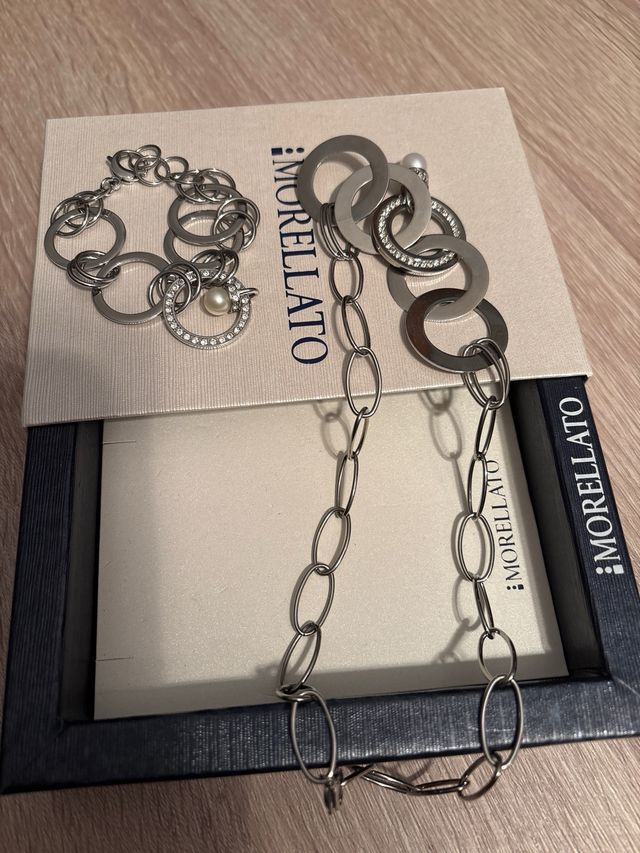 Morellato Collana e Bracciale Cerchi Argento