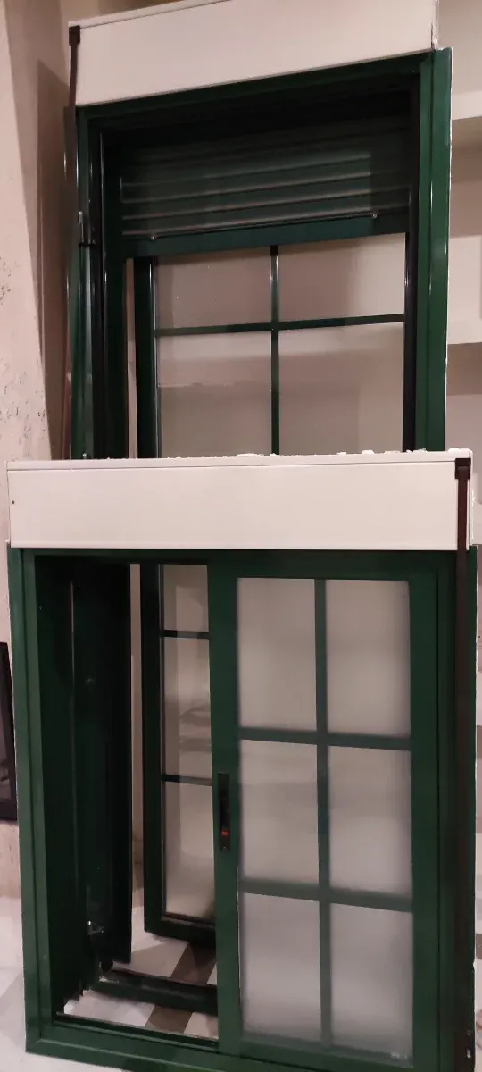 Ventanas corredera & puerta cristal con persianas