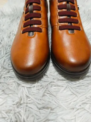 Zapatos HUALOM Marrón/Naranja Mujer