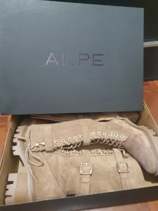 Botas altas de mujer marrones