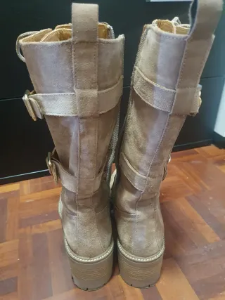 Botas altas de mujer marrones