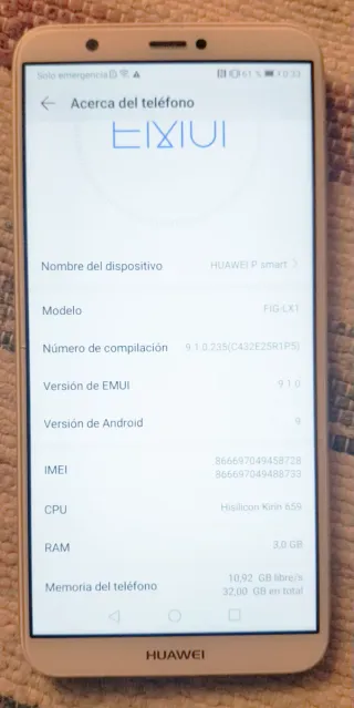 Huawei P Smart Gold 32 Gb