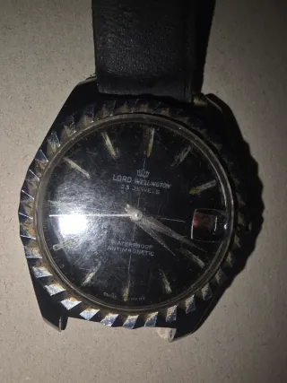 Reloj Lord Wellington Negro/Plateado