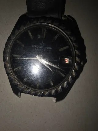 Reloj Lord Wellington Negro/Plateado