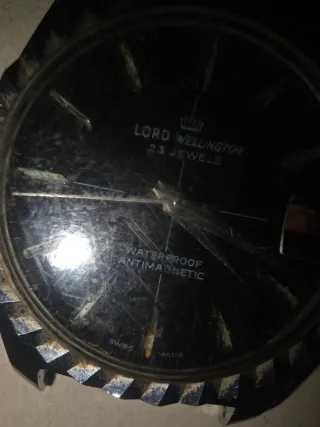 Reloj Lord Wellington Negro/Plateado