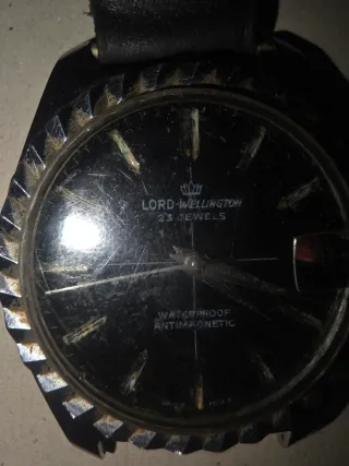 Reloj Lord Wellington Negro/Plateado