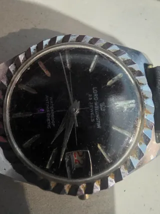 Reloj Lord Wellington Negro/Plateado
