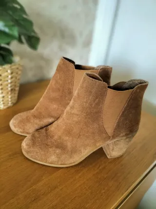 Botín serraje Coolway marrón