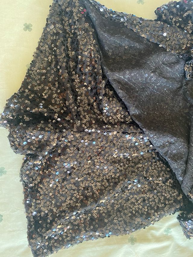 Mono mujer fiesta negro talla M