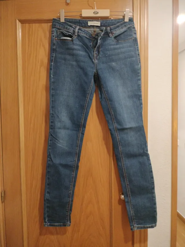 Pantalón vaquero mujer azul