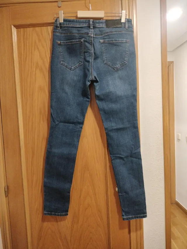 Pantalón vaquero mujer azul