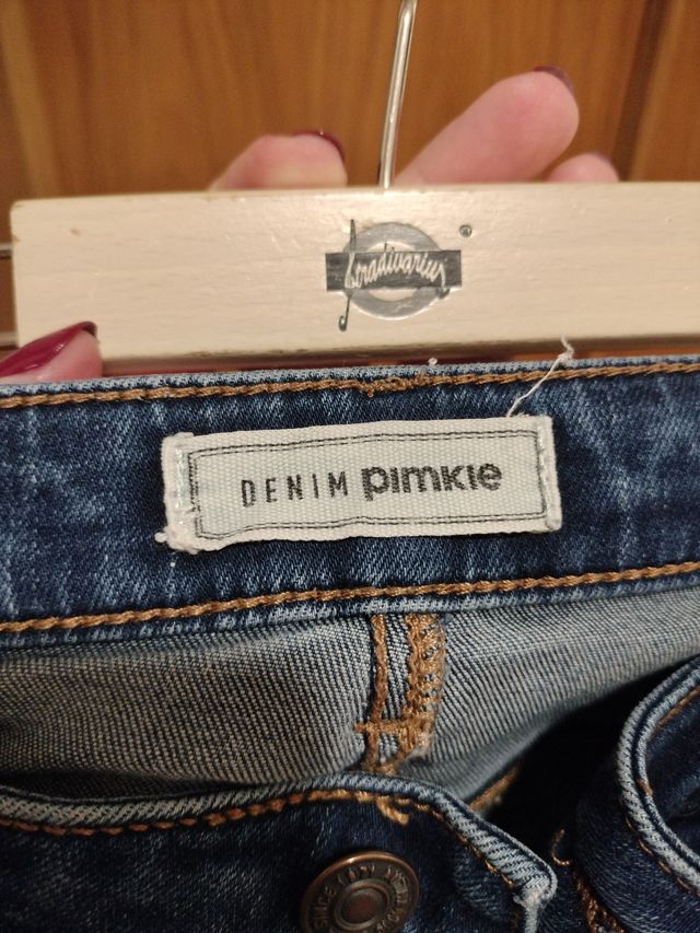 Pantalón vaquero mujer azul