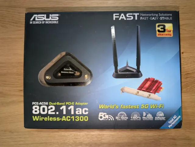 Adaptador WiFi ASUS PCE-AC56 802.11ac