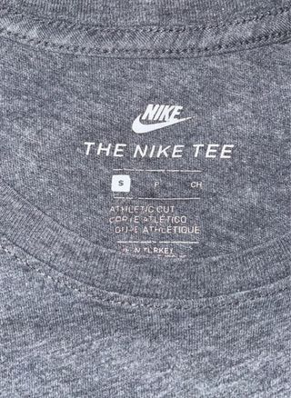 T-shirt bambino Nike Just Do It grigio