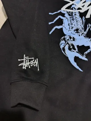 Sweatshirt Stussy Preta