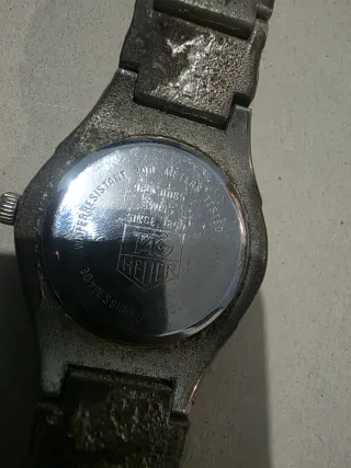 TAG Heuer Reloj Azul y Plateado