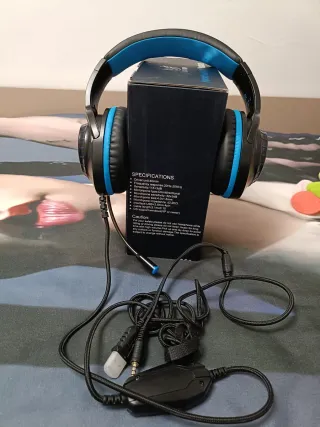 Cascos Gaming MASACEGON con Micrófono