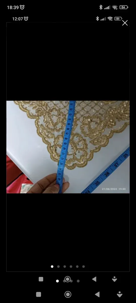 Pico Fallera Dorado Beige. Nuevo. De adulta.