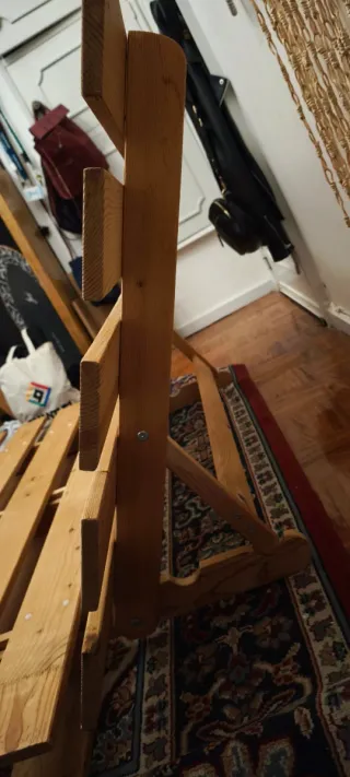 Sofá cama  140cm madeira