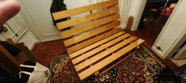 Sofá cama  140cm madeira