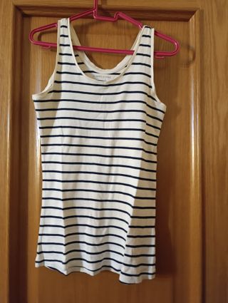 Camiseta tirantes rayas M