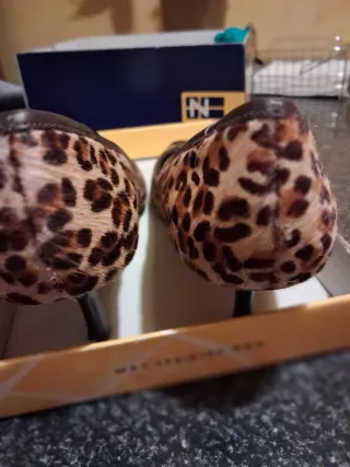 Zapatos Zara Animal Print Talla 40