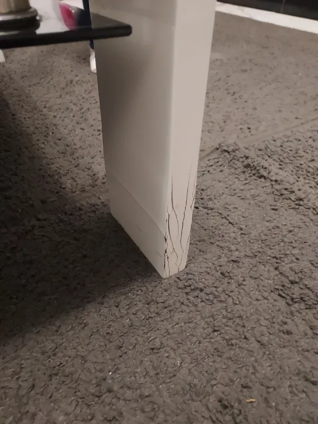 Mesa de centro cristal y metal