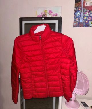 Chaquetón acolchado rojo