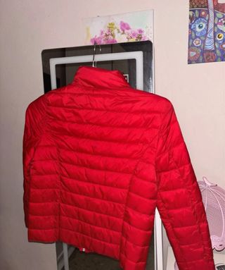 Chaquetón acolchado rojo