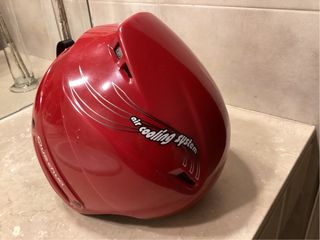 Casco de esquí infantil Quechua rojo. 52-54 cm
