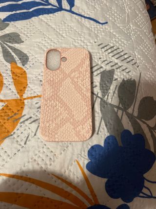 Capa iPhone 17 Rosa Texturizada