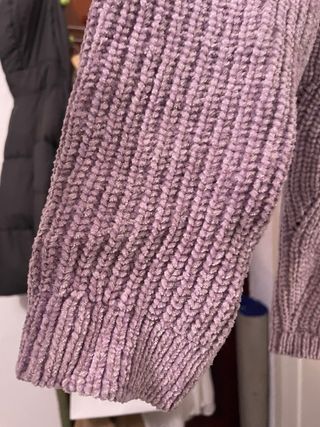 Jersey de lana violeta