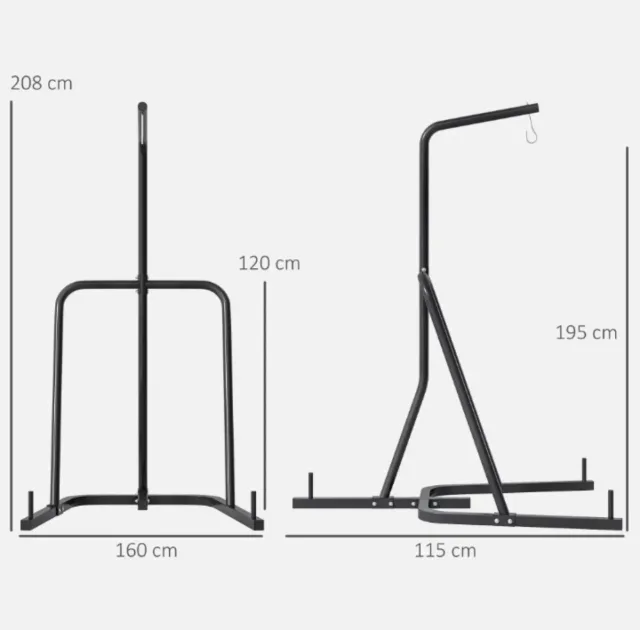 Soporte para saco de boxeo