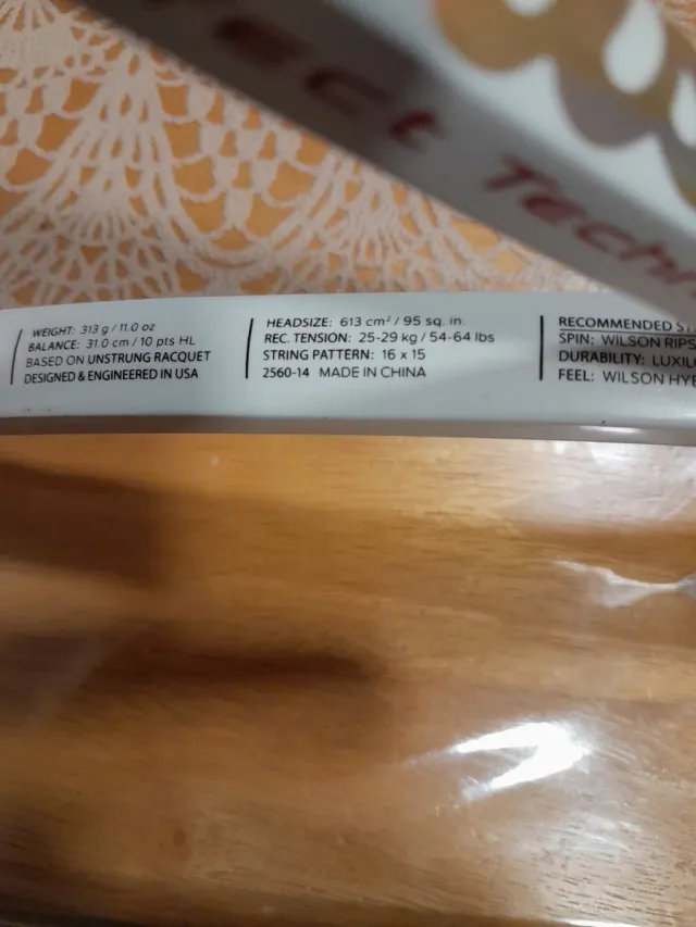 Raqueta de Tenis Wilson Pro Staff 95S