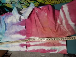 Blusa Shein Tie-Dye Multicolor