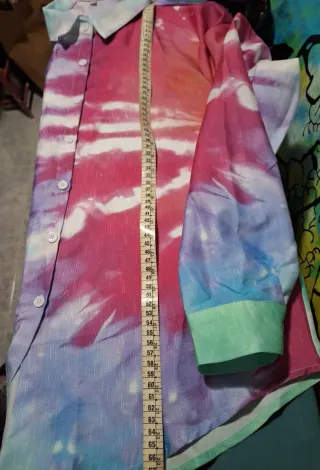 Blusa Shein Tie-Dye Multicolor