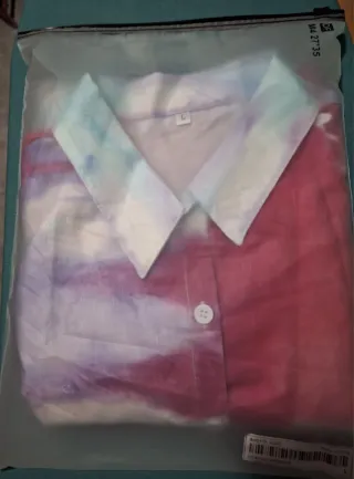 Blusa Shein Tie-Dye Multicolor